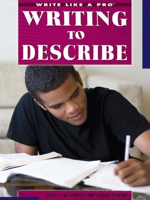 cover image of Writing to Describe